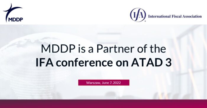MDDP is a partner of the IFA conference on ATAD 3