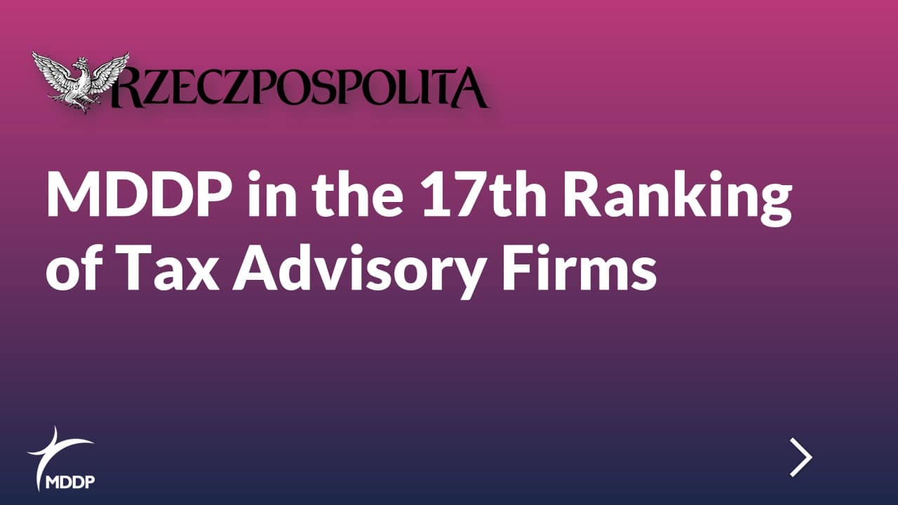 MDDP in the 17th Ranking of Tax Advisory Firms MDDP