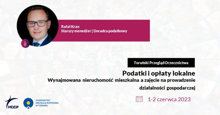 2023-05-25_Toruński Przegląd Orzecznictwa Podatkowego_Rafał Kran 2023 05 25 Torunski Przeglad Orzecznictwa Podatkowego Rafal Kran