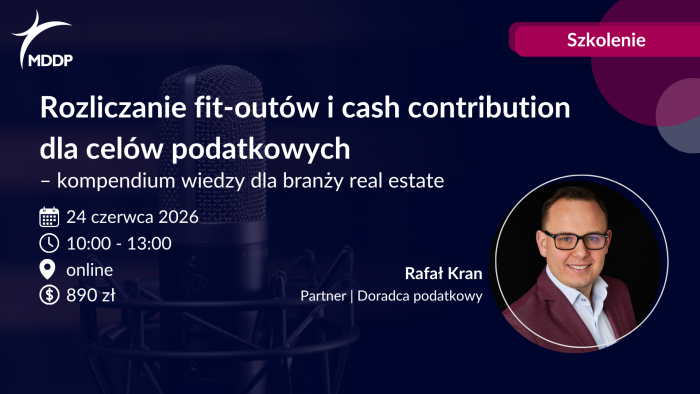 Rozliczanie fit-outów i cash contribution dla celów podatkowych