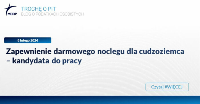 nocleg dla cudzoziemca