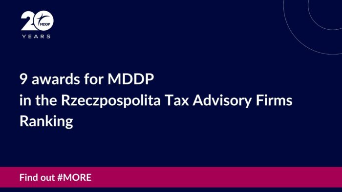 9 awards for MDDP in the Rzeczpospolita ranking of tax advisory firms_www