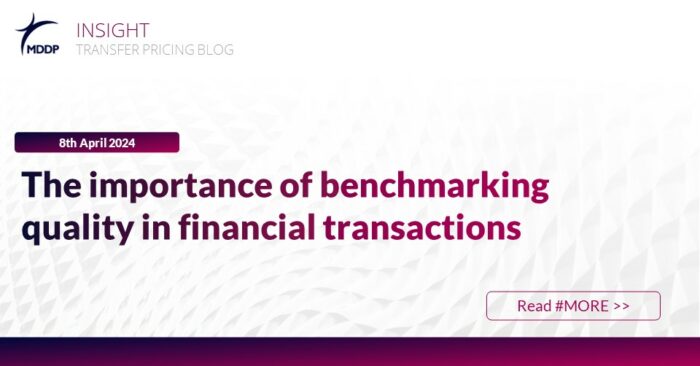 The importance of benchmarking quality in financial transactions
