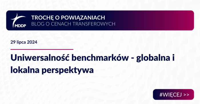 Międzynarodowe grupy często przygotowują globalne analizy porównawcze. Korzystają z nich podmioty w różnych jurysdykcjach w lokalnych dokumentacjach cen transferowych.