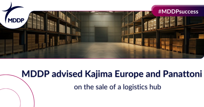 MDDP advised Kajima Europe and Panattoni on the sale of a logistics hub2