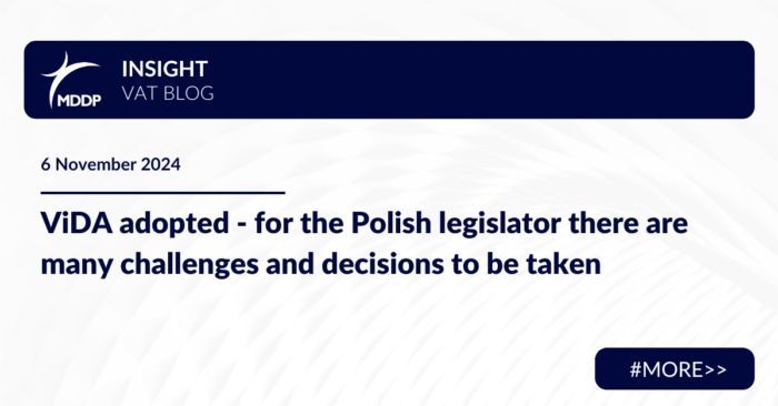 ViDA adopted - for the Polish legislator there are many challenges and decisions to be taken