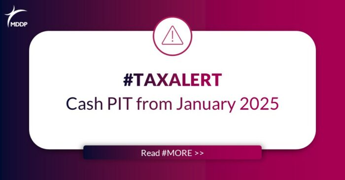 Tax Alert-grafika en Cash PIT from January 2025