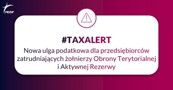 Nowe ulgi dla pracodawców zatrudniających żołnierzy OT i AR