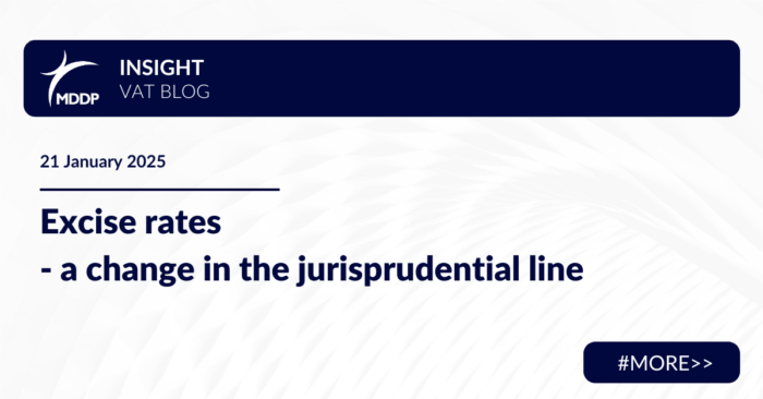 Excise rates - a change in the jurisprudential line