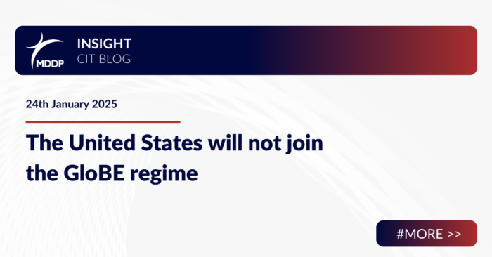 Blog GloBE_The US will not join