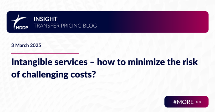 Intangible services – how to minimize the risk of challenging costs?