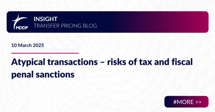 Atypical transactions – risks of tax and fiscal penal sanctions