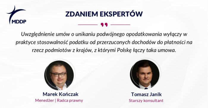 Podatek od przerzuconych dochodów Czas przemyśleć jego przydatność