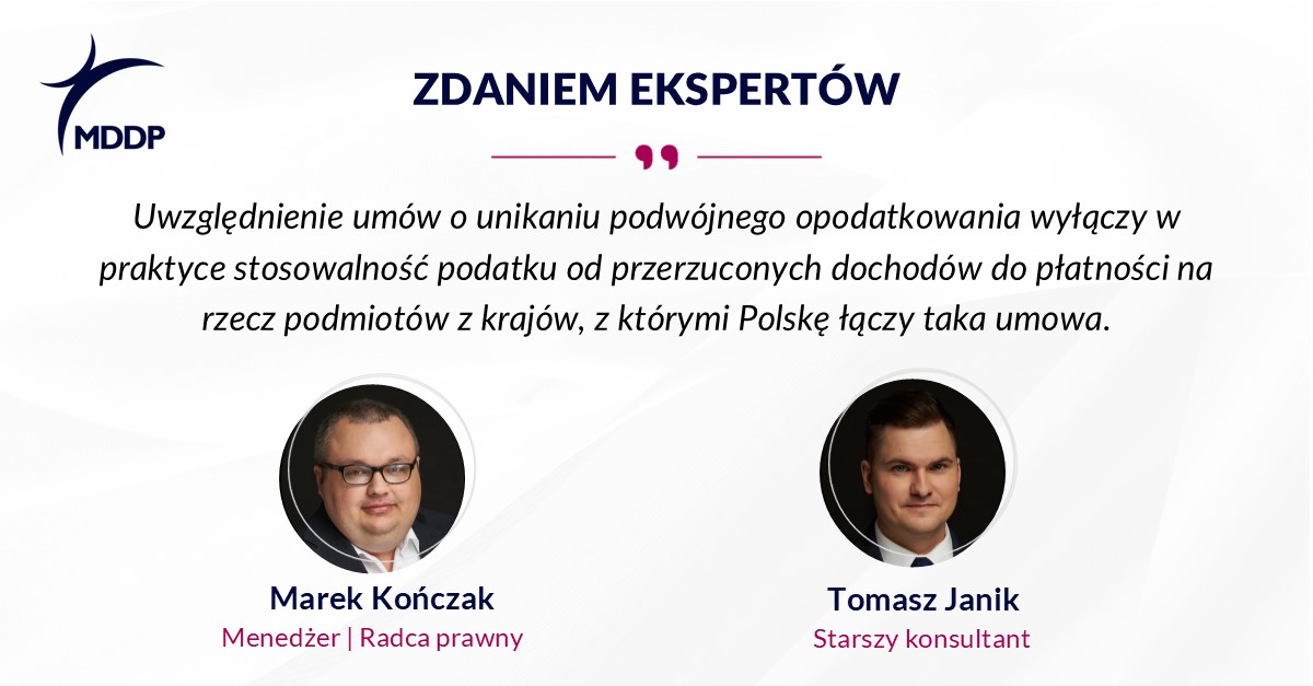 Podatek od przerzuconych dochodów Czas przemyśleć jego przydatność