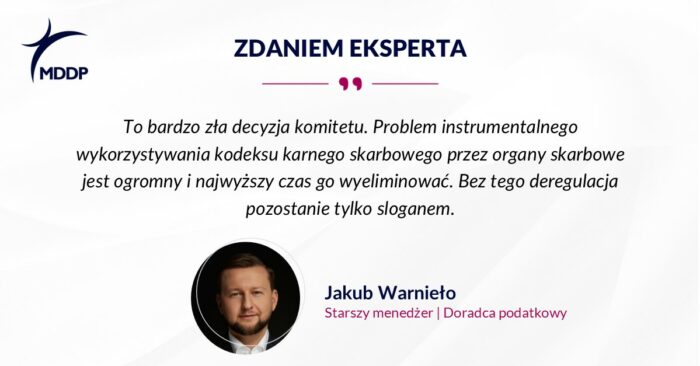 Projekt deregulacji okrojony przez KSRM