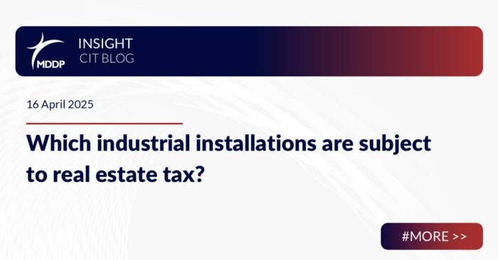 Which industrial installations are subject to real estate tax