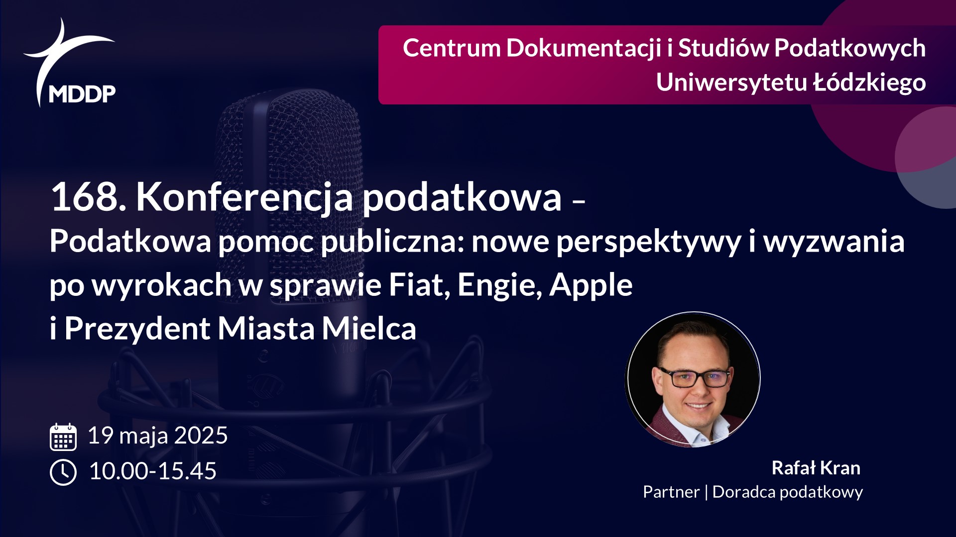 168 Konferencja podatkowa