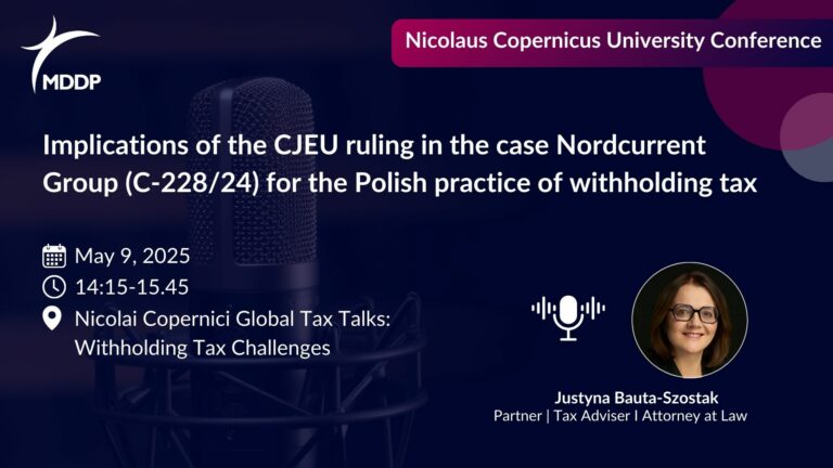 MDDP at a conference on withholding tax MDDP at a conference on withholding tax