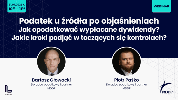 Podatek u źródła po objaśnieniach | Webinar MDDP i Konfederacji Lewiatan