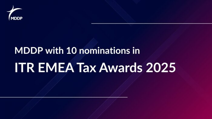 MDDP with 10 nominations in ITR EMEA Tax Awards 2025 MDDP with 10 nominations in ITR EMEA Tax Awards 2025