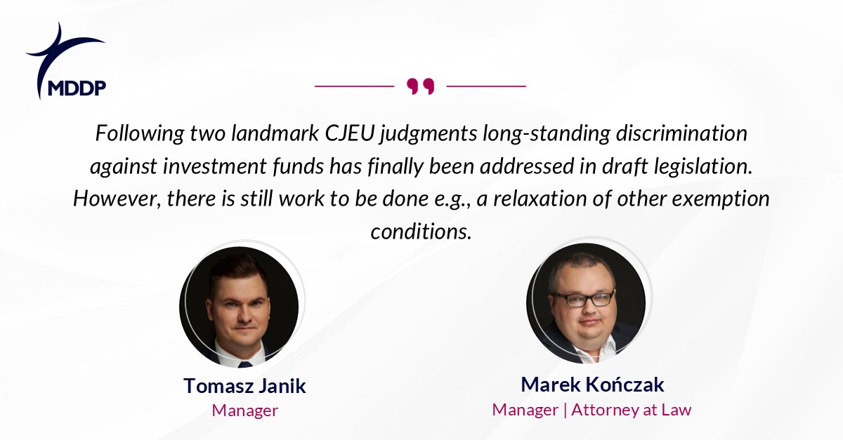 Poland proposes overhauling foreign fund tax exemption to align with EU law