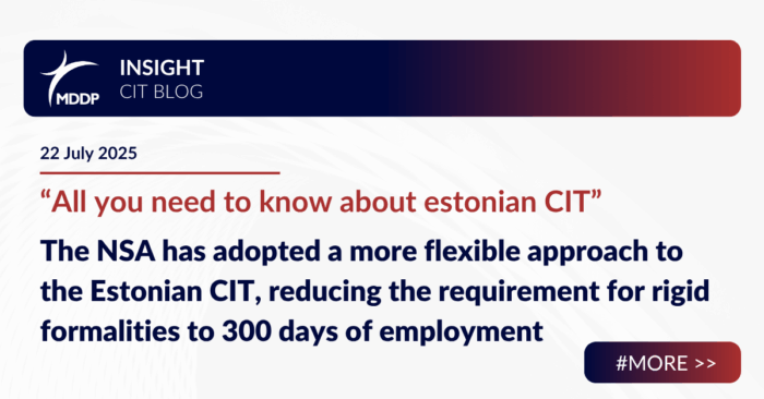 The NSA has adopted a more flexible approach to the Estonian CIT, reducing the requirement for rigid formalities to 300 days of employment The Supreme Administrative Court's ruling of 15 May 2025 (ref. II FSK 163/25) provides clarity on one of the challenging and ambiguous issues concerning Estonian CIT