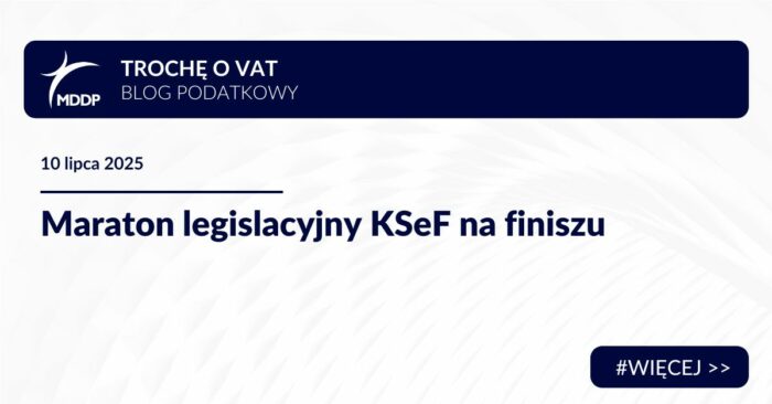 Maraton legislacyjny KSeF na finiszu