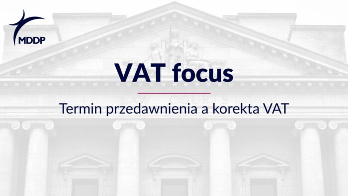 Termin przedawnienia a korekta VAT