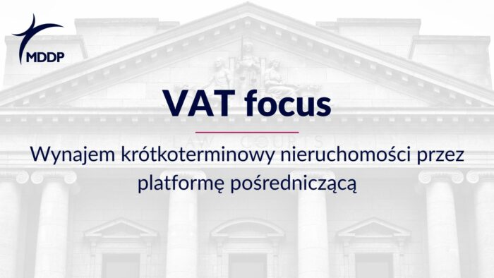 Wynajem krótkoterminowy nieruchomości przez platformę pośredniczącą