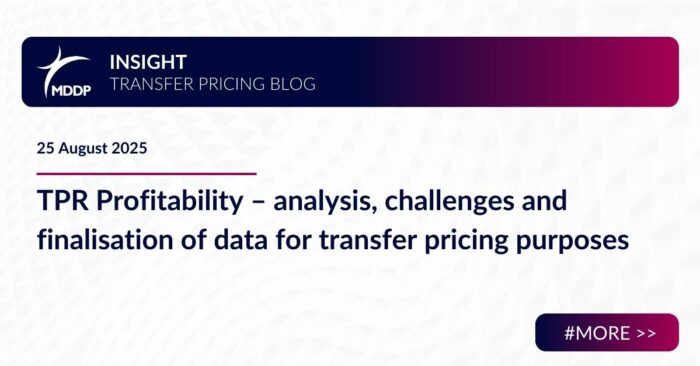 TPR Profitability – analysis, challenges and finalisation of data for transfer pricing purposes