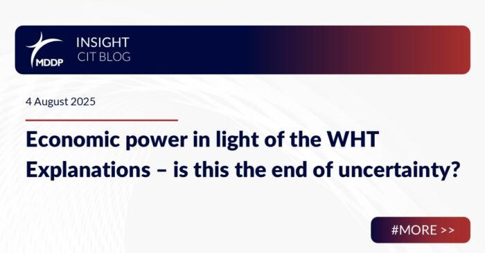 Economic power in light of the WHT Explanations – is this the end of uncertainty Economic power in light of the WHT Explanations – is this the end of uncertainty?