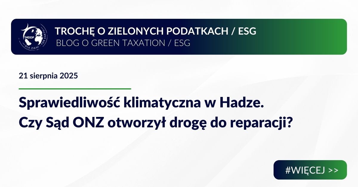 Sprawiedliwość klimatyczna w Hadze Czy Sąd ONZ otworzył drogę do reparacji