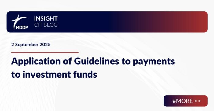 Application of Guidelines to payments to investment funds Application of Guidelines to payments to investment funds