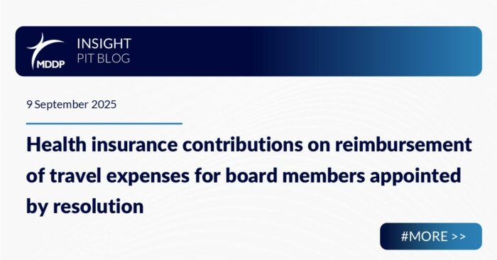 Health insurance contributions on reimbursement of travel expenses for board members appointed by resolution