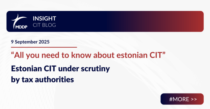 Estonian CIT under scrutiny by tax authorities Estonian CIT under scrutiny by tax authorities