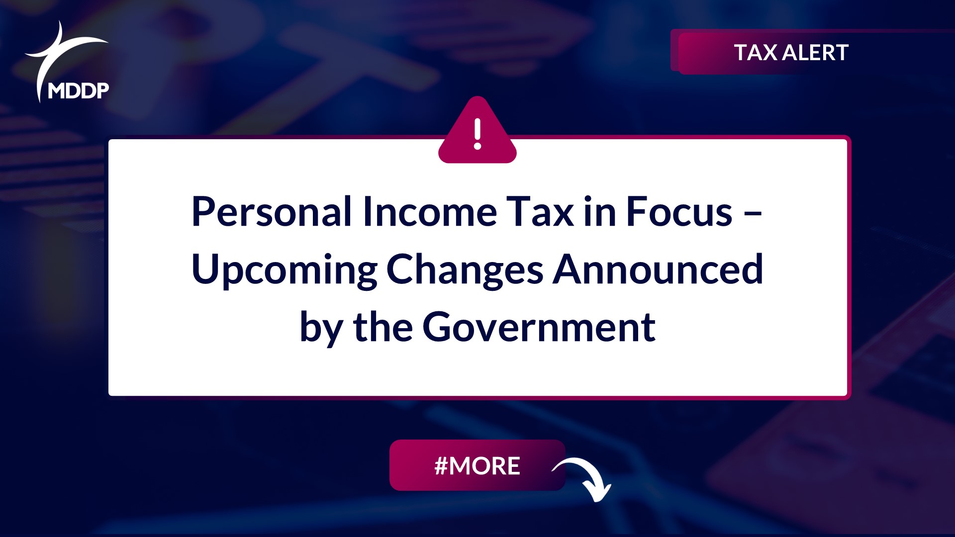 Personal Income Tax in Focus – Upcoming Changes Announced by the Government Personal Income Tax