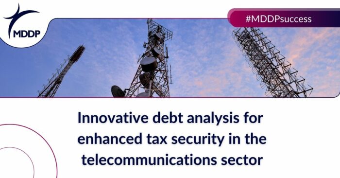 Innovative debt analysis for enhanced tax security in the telecommunications sector
