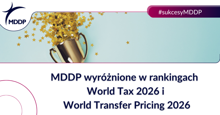 MDDP wyroznione w rankingach World Tax 2026 i World Transfer Pricing 2026