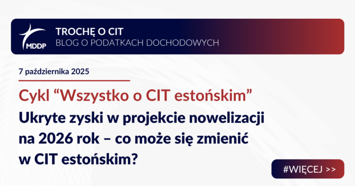 Ukryte zyski w projekcie nowelizacji na 2026 rok