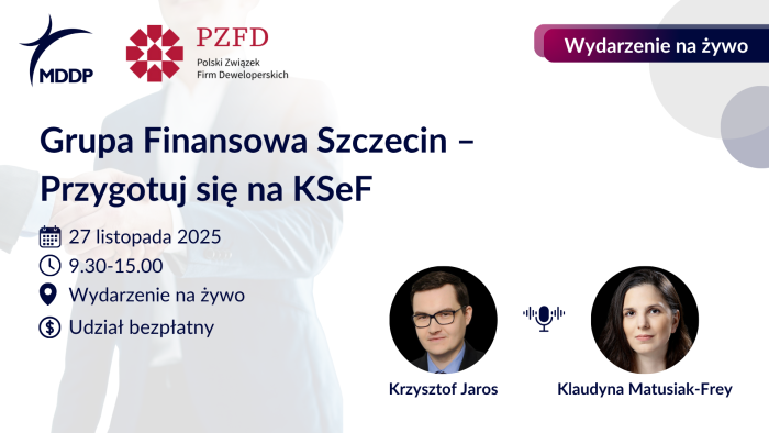 Grupa Finansowa Szczecin – Przygotuj się na KSeF. Wydarzenie MDDP i PZFD