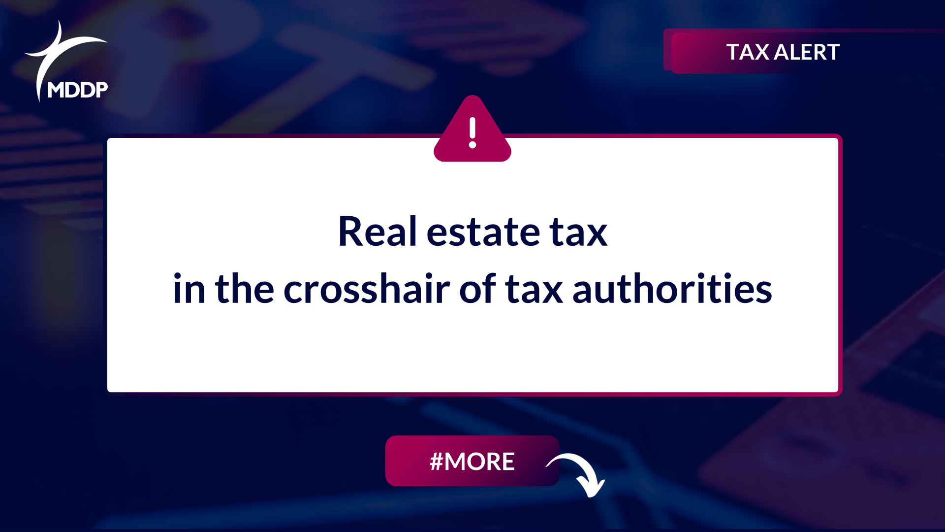 Real estate tax in the crosshairs of tax authorities Real estate tax in the crosshairs of tax authorities