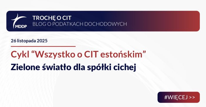 Zielone światło dla spółki cichej