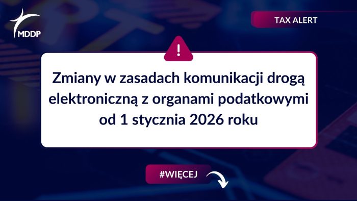 Zmiany w zasadach komunikacji drogą elektroniczną z organami podatkowymi od 1 stycznia 2026r.: ePUAP traci skuteczność, a prawnie wiążące pisma będzie można składać wyłącznie przez e-Doręczenia, e-Urząd Skarbowy lub PUESC, z zachowaniem ustawowych wyjątków.
