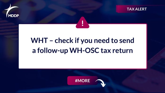 WHT – check if you need to send a follow-up WH-OSC tax return