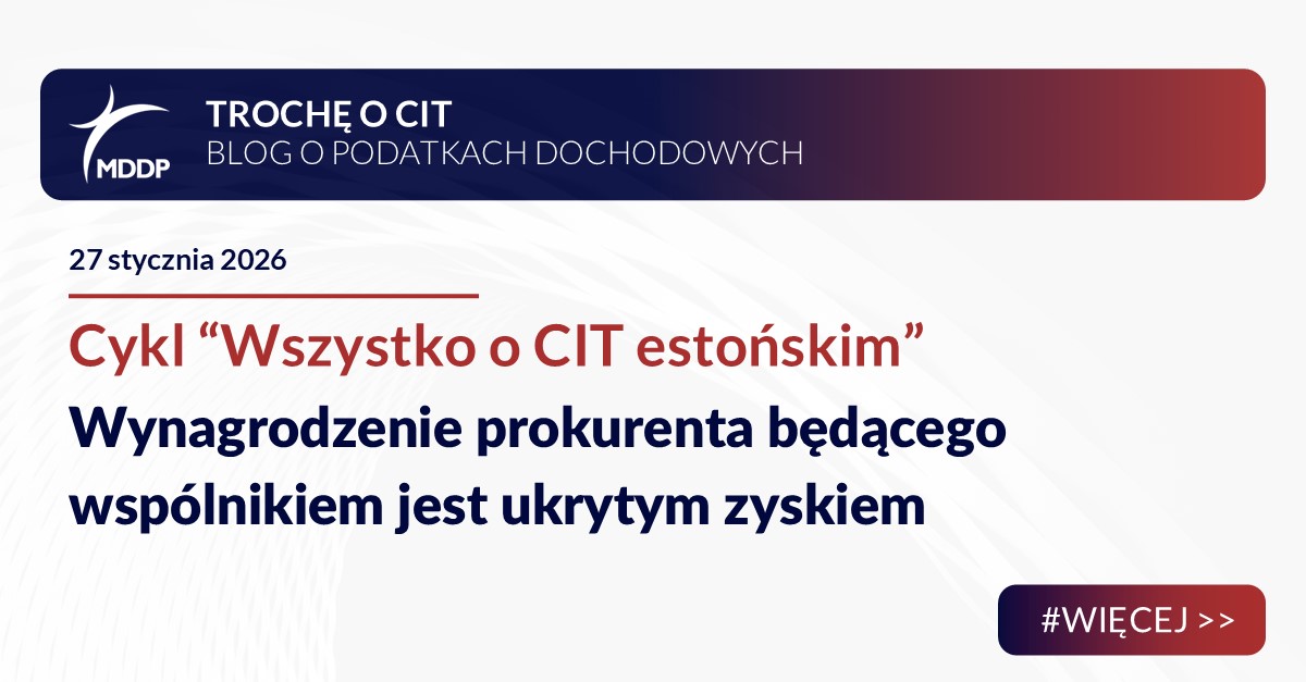 Wynagrodzenie prokurenta będącego wspólnikiem jest ukrytym zyskiem