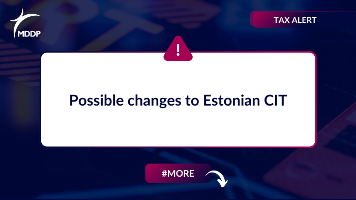 Possible changes to Estonian CIT