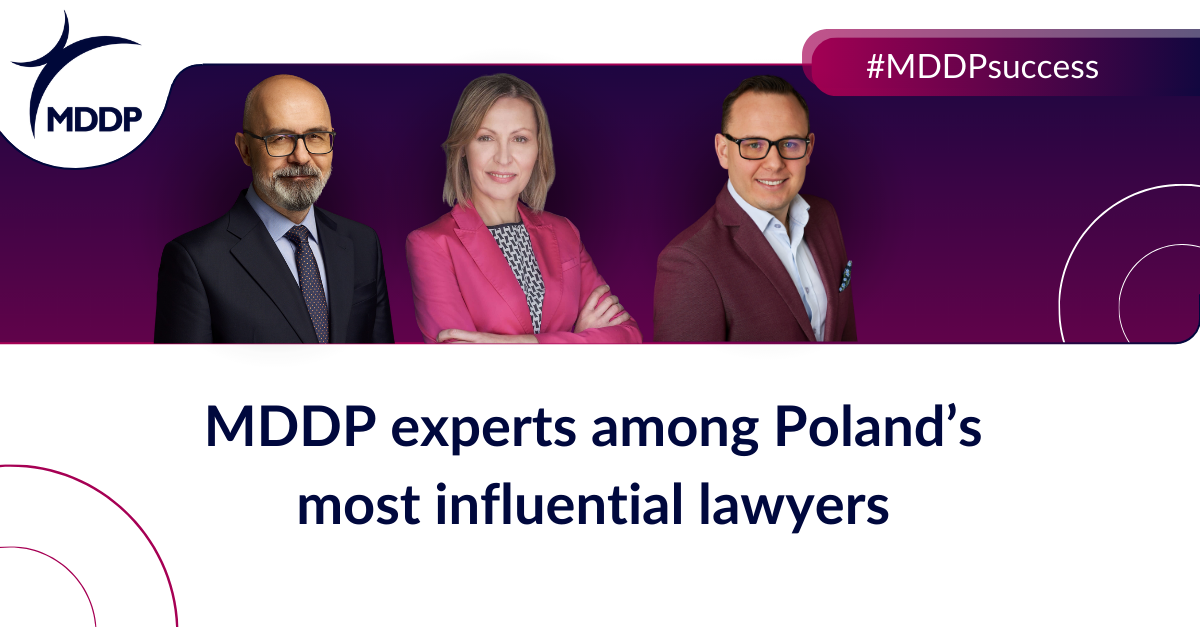 MDDP experts among Poland’s most influential lawyers MDDP experts among Poland’s most influential lawyers