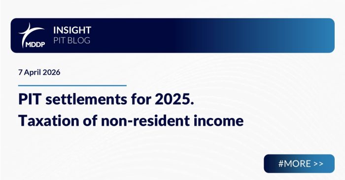 PIT settlements for 2025. Taxation of non-resident income