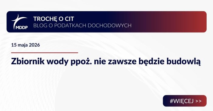 Zbiornik wody ppoż. nie zawsze będzie budowlą