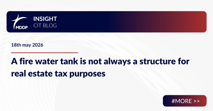 A fire water tank is not always a structure for real estate tax purposes A fire water tank is not always a structure for real estate tax purposes
